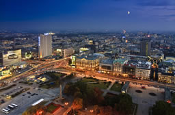 Panorámica del centro de Varsovia
